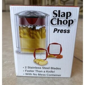 New Slap Chop Press French Fry Potato Cutter‎ Onion chopper Apple Dicer ETC